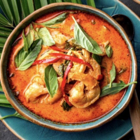 Crevettes au basilic Thaïlandais